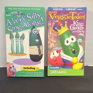Veggie Tales VHS Tapes Lot Of 2